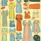 Vintage Paper Dolls All Size Dolls 1945 Printable PDF Instant Digital Download Kitsch Cute All Ages Family Doll Clipart