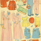 Vintage Paper Dolls All Size Dolls 1945 Printable PDF Instant Digital Download Kitsch Cute All Ages Family Doll Clipart