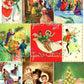 Vintage Printable Victorian Dickenson Christmas Card Collage Sheets Old Timey Images PDF Instant Digital Download Cheerful Holiday Clipart