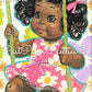 Vintage Paper Dolls Baby Nancy African American Doll c. 1971 Printable PDF Instant Digital Download Cute Black Girl Retro Childhood Toy