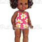 Vintage Paper Dolls Baby Nancy African American Doll c. 1971 Printable PDF Instant Digital Download Cute Black Girl Retro Childhood Toy