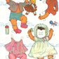 Vintage Paper Dolls Baby Anne c. 1964 Cute Little Baby Girl Printable PDF Instant Digital Download Kitsch Babies Clip Art
