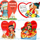 Vintage Western Valentines Day Cards Cute Cowboy Indian Themed Collage Sheets Printable PDF Instant Digital Download 64 Images 2 Sizes