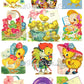 Vintage Easter Chicks Chickens Cards 36 Images Collage Sheet Style PDF Instant Digital Download ALL Holiday Chickie Clipart 3 Sizes