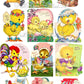 Vintage Easter Chicks Chickens Cards 36 Images Collage Sheet Style PDF Instant Digital Download ALL Holiday Chickie Clipart 3 Sizes