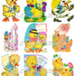 72 Vintage Easter Duck Card Images Dozens of Duckies Collage Sheets PDF Instant Digital Download ALL Ducky Ducklings Clipart