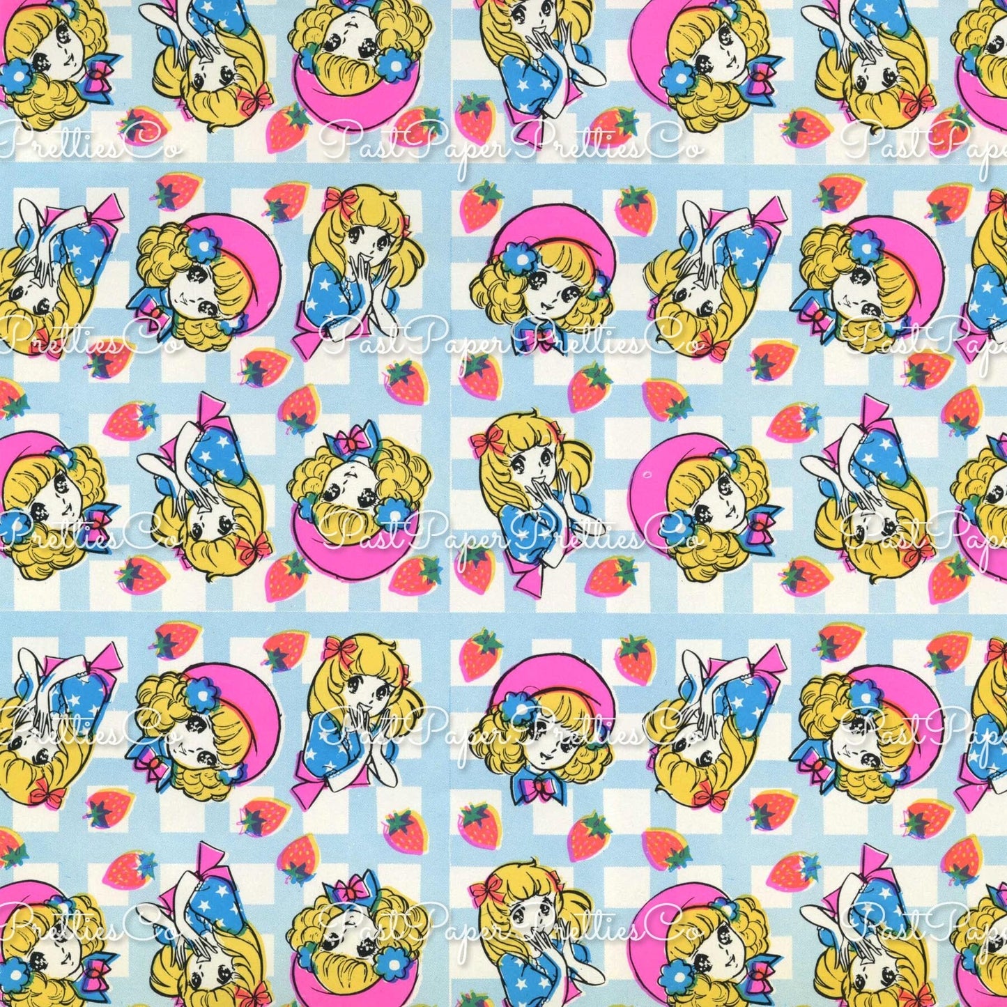 Vintage '70s Japanese Origami Paper Gift Wrap Cute Harajuku Kitsch Kawaii Printable PDF Instant Digital Download Wrapping Paper 18 Images