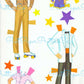 Vintage Paper Dolls Starr and Shaun Teen Girl Boy 1981 Printable PDF Instant Digital Download Childhood Toy Fashion Doll & Clothing Z1