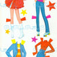 Vintage Paper Dolls Starr and Shaun Teen Girl Boy 1981 Printable PDF Instant Digital Download Childhood Toy Fashion Doll & Clothing Z1