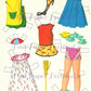 Vintage Paper Dolls Charmin Chatty c. 1964 Printable PDF Instant Digital Download Cute Childhood Girl Toy Doll Clip Art