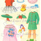 Vintage Paper Dolls Charmin Chatty c. 1964 Printable PDF Instant Digital Download Cute Childhood Girl Toy Doll Clip Art