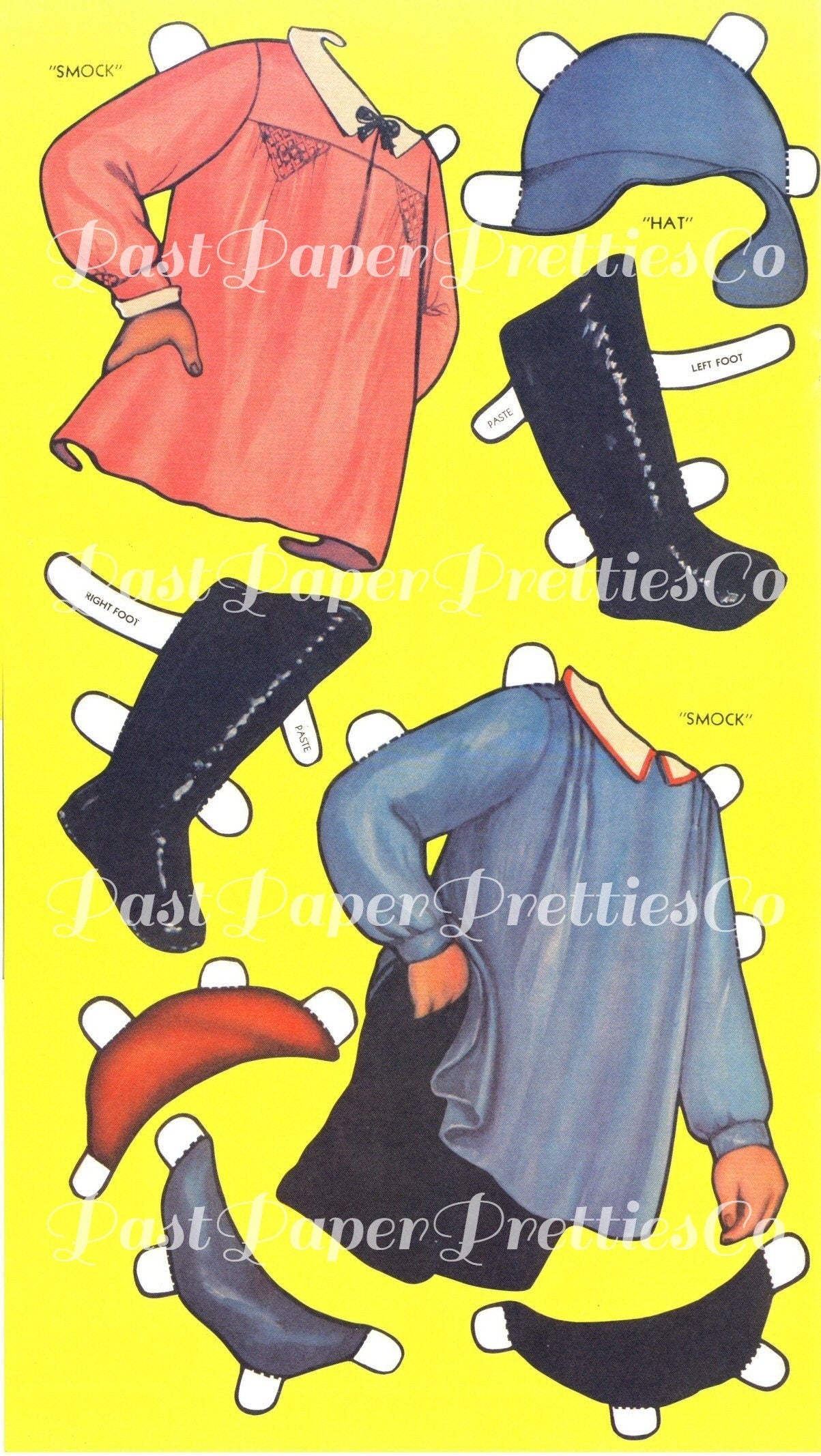 Vintage Paper Dolls Winnie The Pooh Christopher Robin Cut-Out Dolls Printable PDF Instant Digital Download Eeyore Tigger Kanga Roo Too 1943