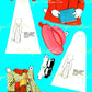 Vintage Paper Dolls Two Little Girls c. 1964 Printable PDF Instant Digital Download 2 Cute Toddlers Nancy Wendy Clipart