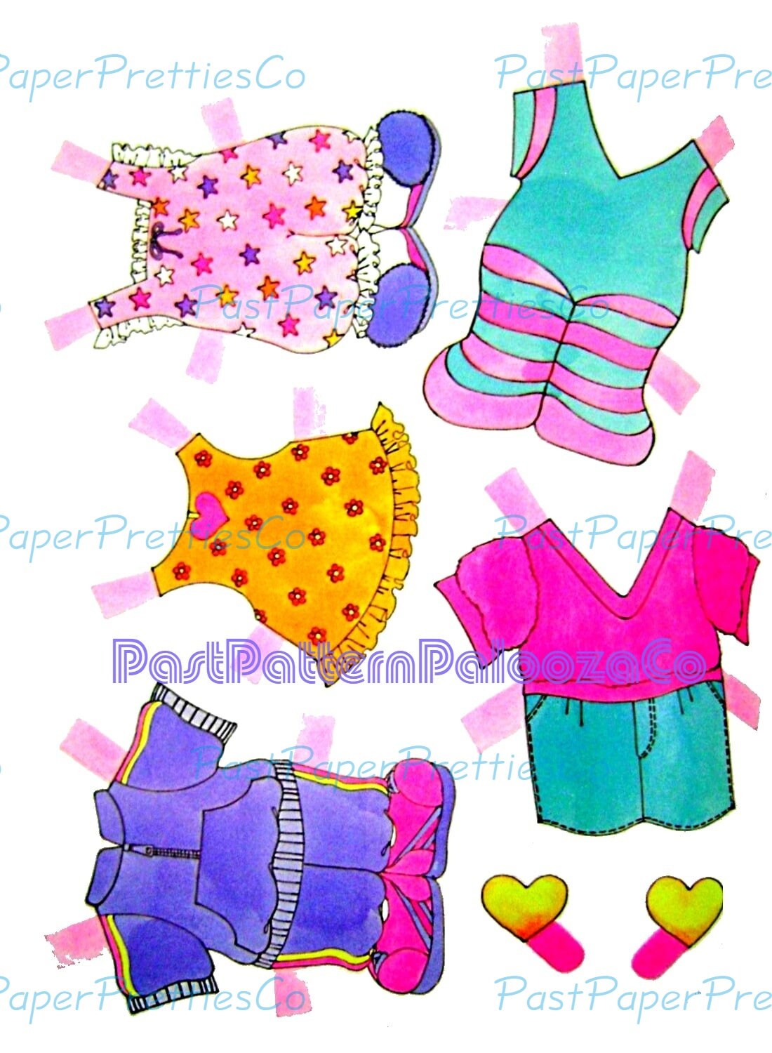 Vintage Paper Dolls Poochie Pet Puppy 1983 Printable PDF Instant Digital Download Cute Poodle Dog Friends Toy Doll Clip Art Z1