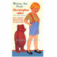 Vintage Paper Dolls Winnie The Pooh Christopher Robin Cut-Out Dolls Printable PDF Instant Digital Download Eeyore Tigger Kanga Roo Too 1943