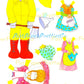 Vintage Paper Dolls The Wizard Of Oz 1976 PDF Printable Instant Digital Download Fun Dorothy and Friends Clip Art