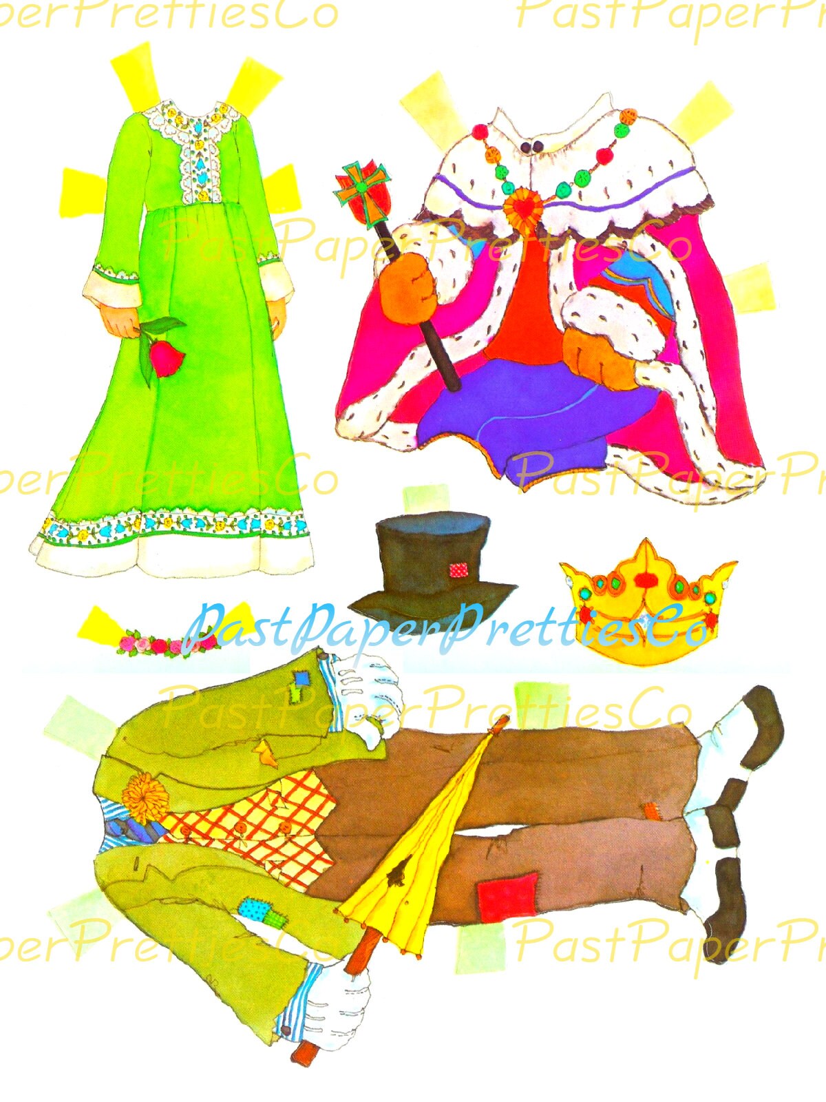 Vintage Paper Dolls The Wizard Of Oz 1976 PDF Printable Instant Digital Download Fun Dorothy and Friends Clip Art