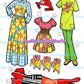 Vintage Paper Dolls Hee Haw Retro TV Show Printable PDF Instant Digital Download 1971 Funny Television Clipart