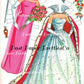 Vintage Paper Dolls Miss World c. 1965 PDF Printable Instant Digital Download Pretty Beauty Pageant Queen and Outfits Clip Art