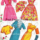 Vintage Paper Dolls Miss World c. 1965 PDF Printable Instant Digital Download Pretty Beauty Pageant Queen and Outfits Clip Art