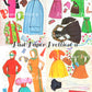 Vintage Paper Dolls Miss World c. 1965 PDF Printable Instant Digital Download Pretty Beauty Pageant Queen and Outfits Clip Art