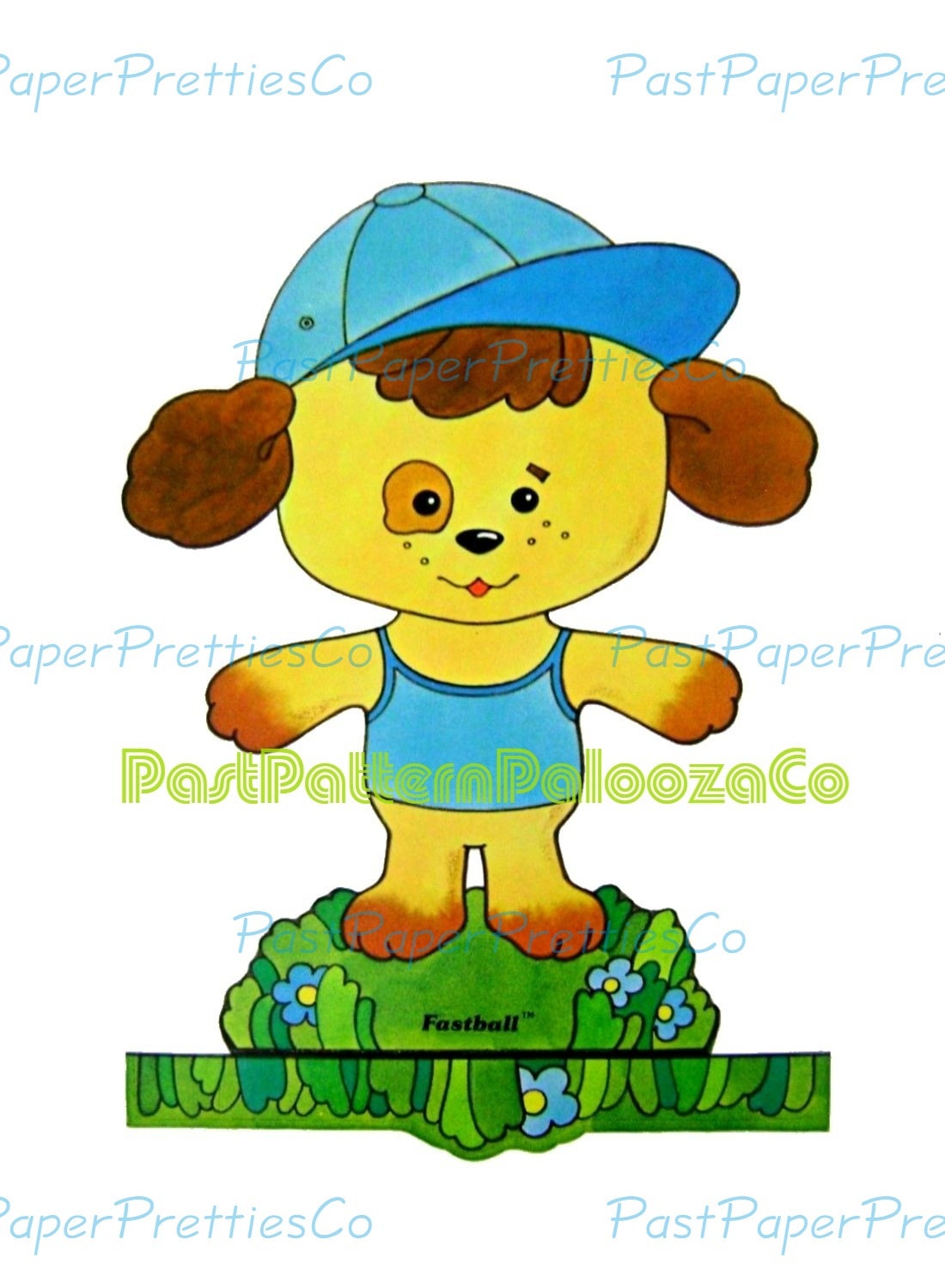 Vintage Paper Dolls Poochie Pet Puppy 1983 Printable PDF Instant Digital Download Cute Poodle Dog Friends Toy Doll Clip Art Z1