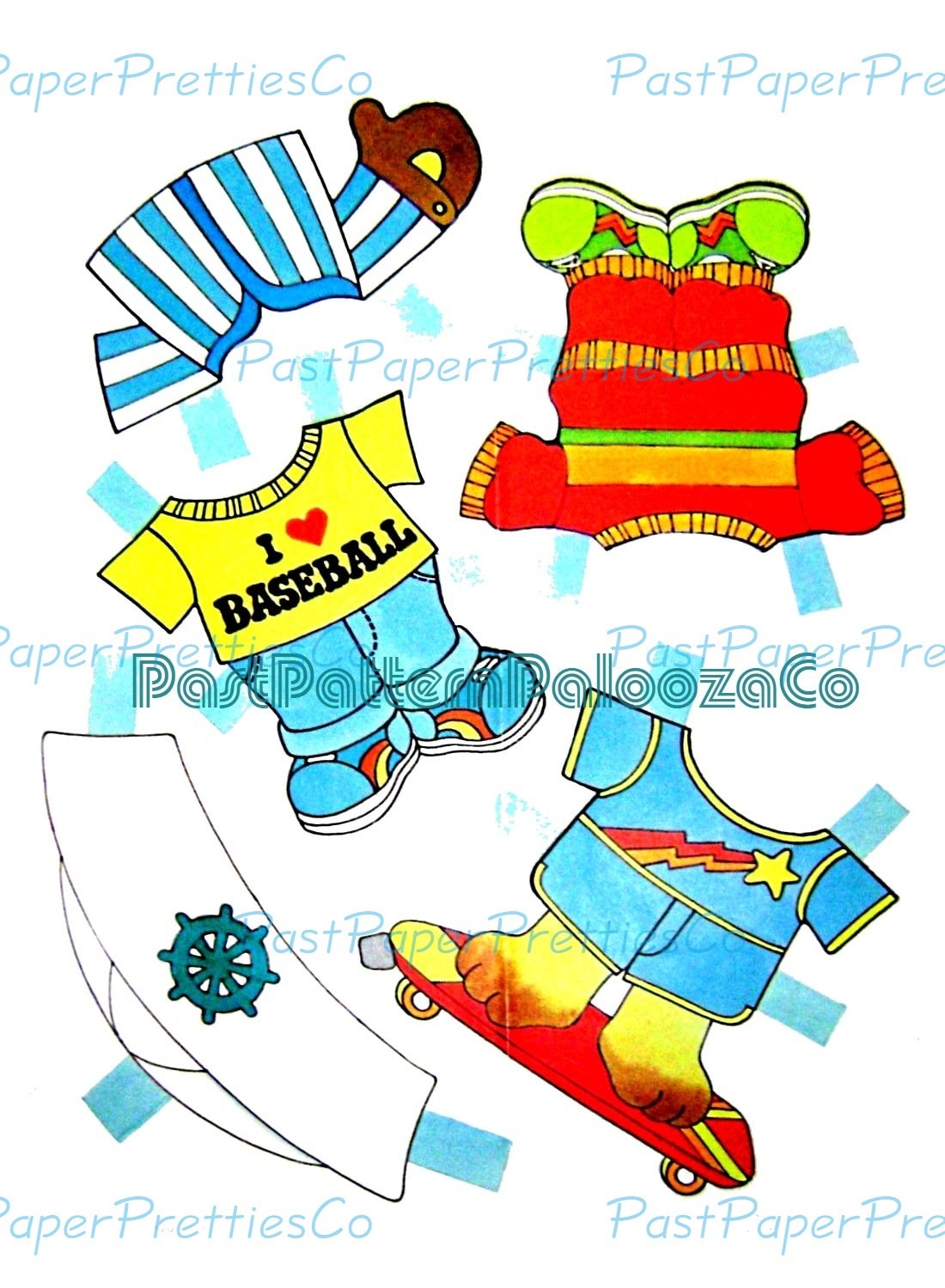 Vintage Paper Dolls Poochie Pet Puppy 1983 Printable PDF Instant Digital Download Cute Poodle Dog Friends Toy Doll Clip Art Z1