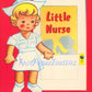 Vintage Paper Dolls Cute Little Nurse c. 1940's PDF Printable Instant Digital Download Retro Essential Worker Hospital Clip Art