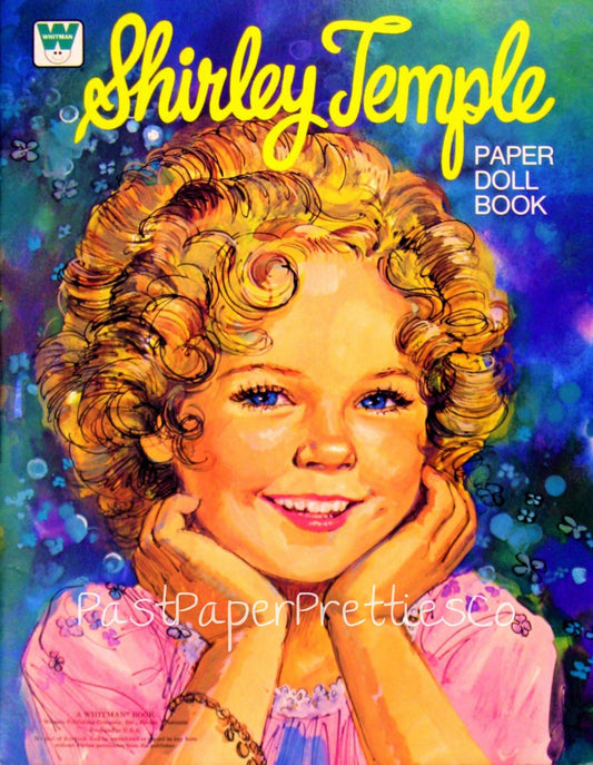 Vintage Shirley Temple Paper Dolls Book 1976 Printable PDF Instant Digital Download TV Movie Star Child Actress Starlet Clipart