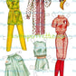 Vintage Paper Dolls Sally and Jane with Clothes and Hair-dos 1964 Printable PDF Instant Digital Download 2 Pretty Teen Girls Best Friends