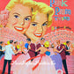 Vintage Paper Dolls Pink Prom Twins Girls 1956 Printable PDF Instant Digital Download 8 Sweetheart Teen Teenager Dolls School Dance Clip Art