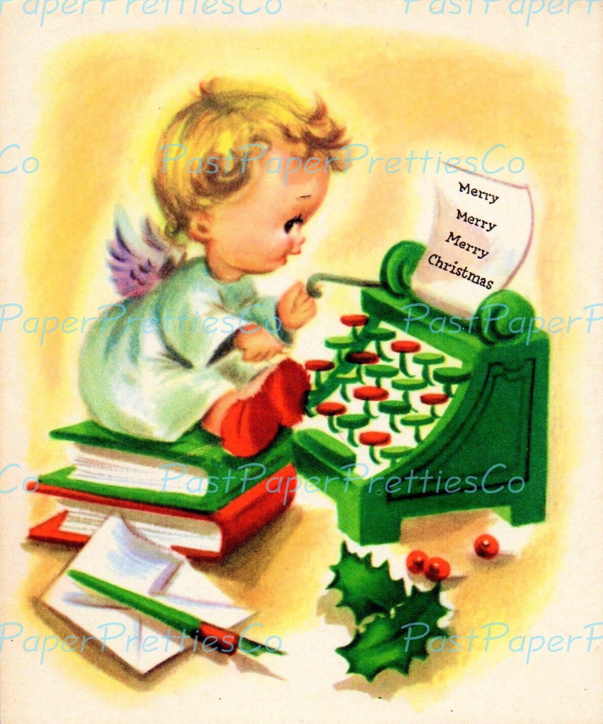 Vintage Printable Christmas Angel Kids Cards Collage Sheets Cute Boy Girl Cherubs Holiday Images PDF Instant Digital Download 18 Designs