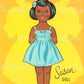 Vintage Paper Dolls Pretty Susan African American Girl Cutout Book 1960s Printable PDF Instant Digital Download Cute Black Girl & Outfits