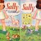 Vintage Paper Dolls Sally The Standing Doll c. 1940s Back & Front Outfits Printable PDF Instant Digital Download Cute Kitsch Little Girl