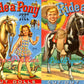 Vintage Paper Dolls Ride A Pony c. 1944 Printable PDF Instant Digital Download Cute Little Cowgirl Cowboy Western Dolls and Horses Clip Art