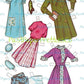 Vintage Paper Dolls Sally and Jane with Clothes and Hair-dos 1964 Printable PDF Instant Digital Download 2 Pretty Teen Girls Best Friends