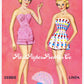 Vintage Paper Dolls Pink Prom Twins Girls 1956 Printable PDF Instant Digital Download 8 Sweetheart Teen Teenager Dolls School Dance Clip Art