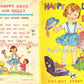 Vintage Paper Dolls Happy Days with Dolly Cut-Outs Book Printable PDF Instant Digital Download Cute Little Girl Clip Sandles 1950s