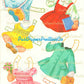 Vintage Nursery Paper Dolls 1969 Printable PDF Instant Digital Download Kitschy Cute Baby and Toddlers Dolls Clip Art