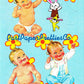 Vintage Paper Dolls Babyland 1969 Printable PDF Instant Digital Download 4 Kitsch Cute Kawaii Babies Baby Toddler Dolls Clip Art