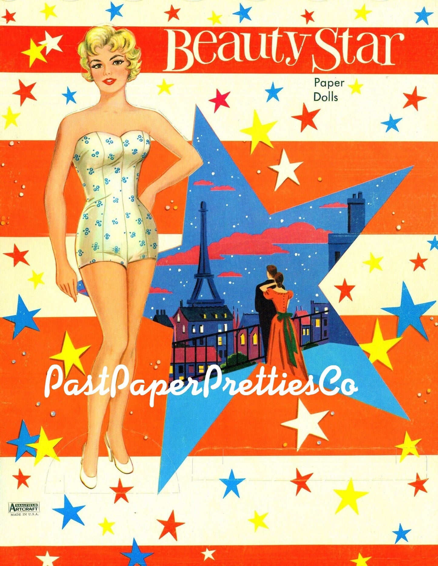 Vintage Paper Dolls Beauty Star 1940s PDF Printable PDF Instant Digital Download 3 Beautiful Pin Up Lady Dolls  1940s Fashions Clip Art