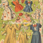 Vintage Paper Dolls Seven and Seventeen 1945 Printable PDF Instant Digital Download Pretty Big and Little Sister Dress-Alike Dolls