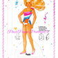Vintage Paper Dolls Maxie 1989 Printable PDF Instant Digital Download Retro Childhood Toy Fashion Doll Z1