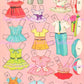 Vintage Paper Dolls A Dozen Cousins 12 Cute Stand Up Dolls circa 1960 Printable Instant Digital Download JPEG PDF