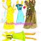 Vintage Paper Dolls Superstar Barbie 1977 Printable PDF Instant Digital Download Pretty Childhood Toy 11.5 Inch Fashion Doll Z1