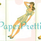 Vintage Paper Dolls Three Sisters c. 1942 PDF Printable Instant Digital Download Pretty Glamour Girls Siblings Clip Art