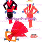 Vintage Paper Dolls Day to Night Barbie 1985 Printable PDF Instant Digital Download Career Girl Fashions Toy Doll Z1