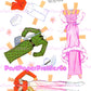 Vintage Barbie Paper Dolls Playset Pink and Pretty Fashion Show Playbook 1983 Printable PDF Instant Digital Download Eighties Toy Doll Z1