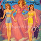Vintage Paper Dolls Sherry and Adele Glamorous Ladies 1953 PDF Printable Instant Digital Download Beautiful Mid Century Glam Girls Clip Art