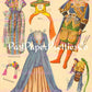 Vintage Fiesta Paper Dolls 1965 Printable PDF Instant Digital Download 6 Spanish Festival South American Party Clip Art